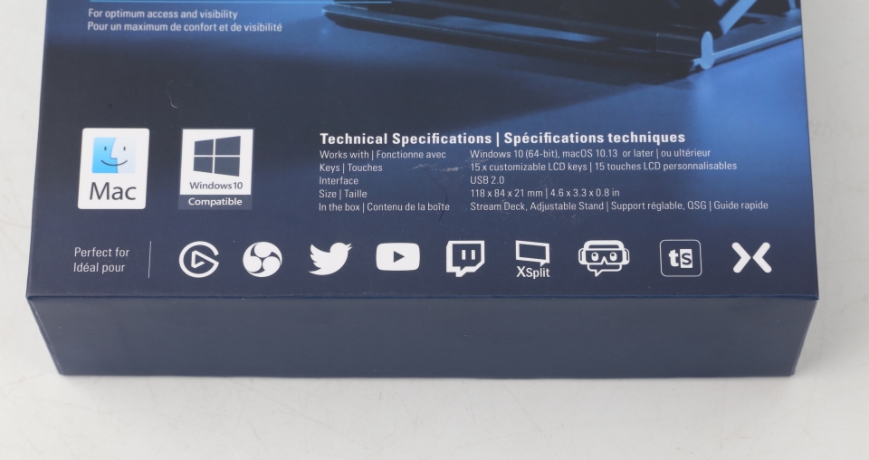 스트림 덱은 다양한 방송 플랫폼 및 SNS와도 함께 사용할 수 있는 제품이다.