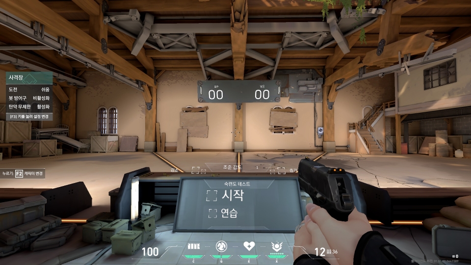 ‘발로란트’를 옵션 타협 후 원활히 즐길 수 있다.