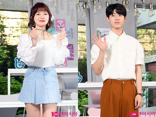 배우박시안(왼쪽)과 배현성이 12일 오후 서울 신당동 스튜디오 H에서 열린 ‘연애플레이리스트 시즌4’ 제작발표회에 참석했다./이승현 기자 Ish87@