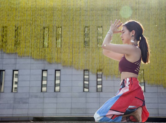 요가 강사로도 활동 중인 가수 이상미. / 사진=이상미 인스타그램 캡처