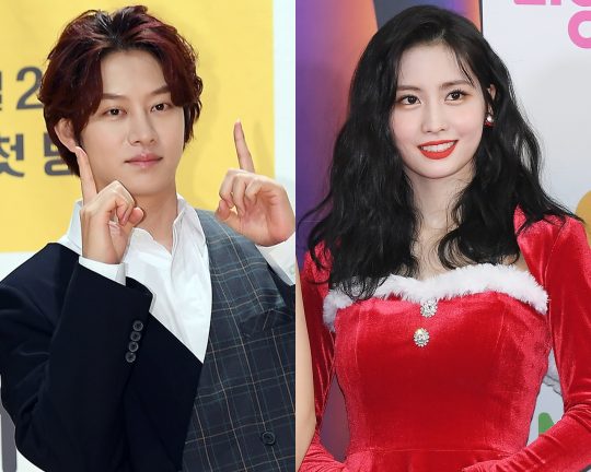 그룹 슈퍼주니어의 김희철(왼쪽), 트와이스의 모모 / 사진=텐아시아DB