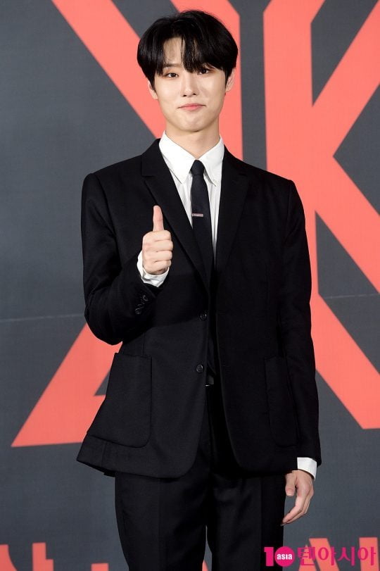 엑스원 첫 미니 앨범  '비상:QUANTUM LEAP' 기자간담회 당시 조승연./ 텐아시아 DB