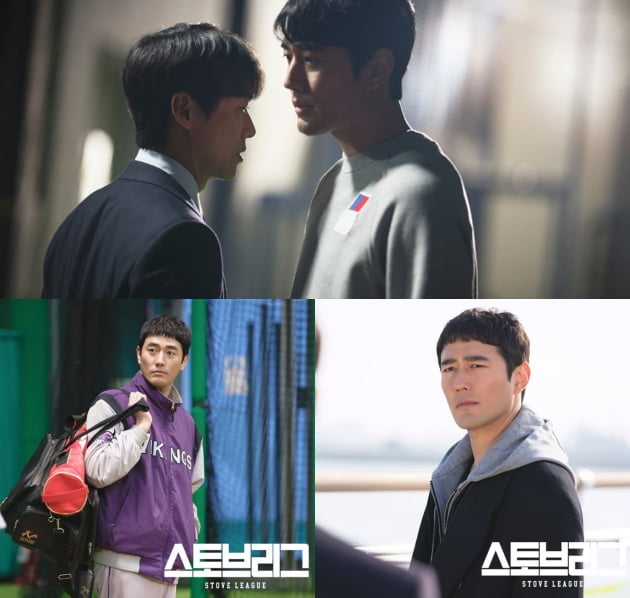 SBS 드라마 '스토브리그' 비하인드 포토. /사진제공=SBS