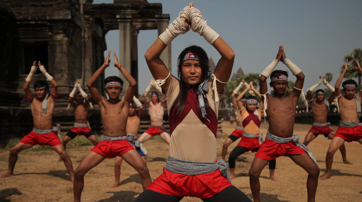 개막작으로 선정된 '생존의 역사: 보카토어'. 이미 멸한 캄보디아의 전통 무술 '보카토어'를 재발굴, 복원하는 과정을 그렸다.(사진제공=충북국제무예액션영화제)
