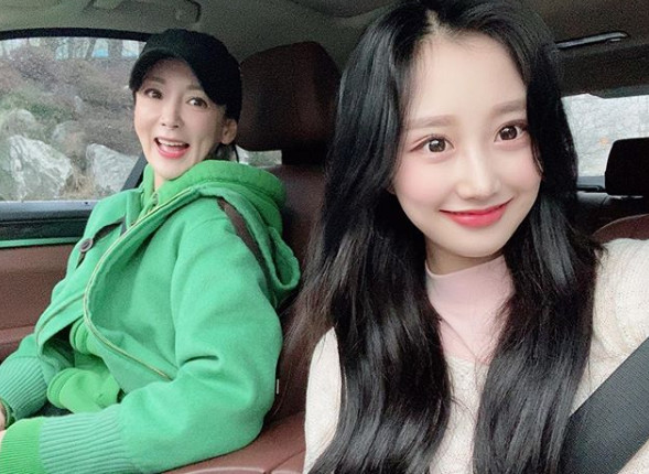 이상아와 딸 윤서진(출처=윤서진SNS)