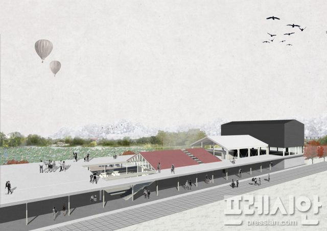 ▲밀양 종합예술공간으로 변신할 밀양 아리나 조감도. ⓒ밀양시