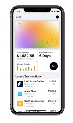 아이폰 내 애플카드 (사진=애플)