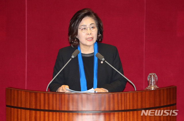 【서울=뉴시스】홍효식 기자 = 유승희 더불어민주당 의원. 2019.03.21. yesphoto@newsis.com