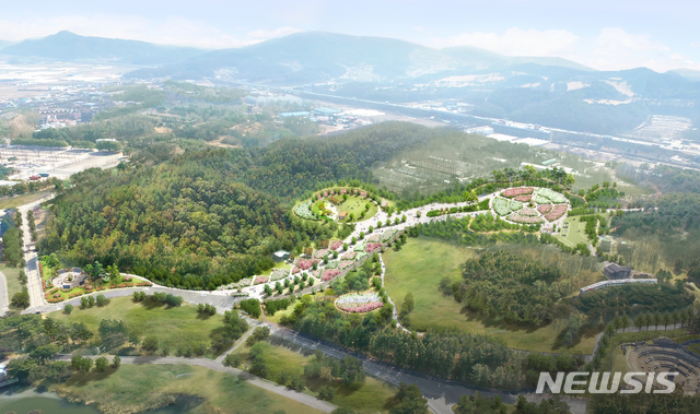 [천안=뉴시스]이종익 기자 = 충남 천안 독립기념관 일원에 조성된 무궁화 테마공원 조감도. 2019.12.16. (사진=천안시 제공)  photo@newsis.com