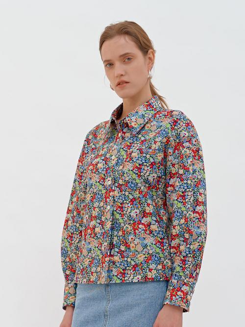 다이애그널 '플라워 프린트 셔츠'