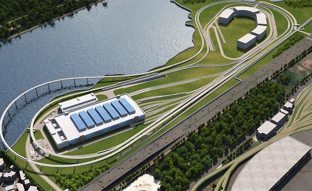 싱가포르에 철도기술연구원과 GS건설이 조성하는 철도종합시험선로 개념도.