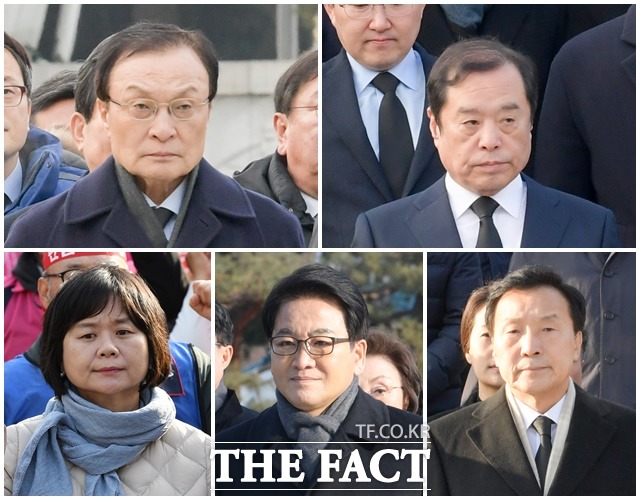 '선거제도 개혁', '청와대 민간인 사찰 의혹' 등 다양한 현안을 놓고 여야 대치 정국이 지속되는 가운데 새해에도 이런 국면이 지속될 것이라는 우려가 나온다. 사진은 왼쪽 위에서부터 시계 방향으로 이해찬 더불어민주당 대표, 김병준 자유한국당 비상대책위원장, 손학규 바른미래당 대표, 정동영 민주평화당 대표, 이정미 정의당 대표. /김세정·남용희 기자