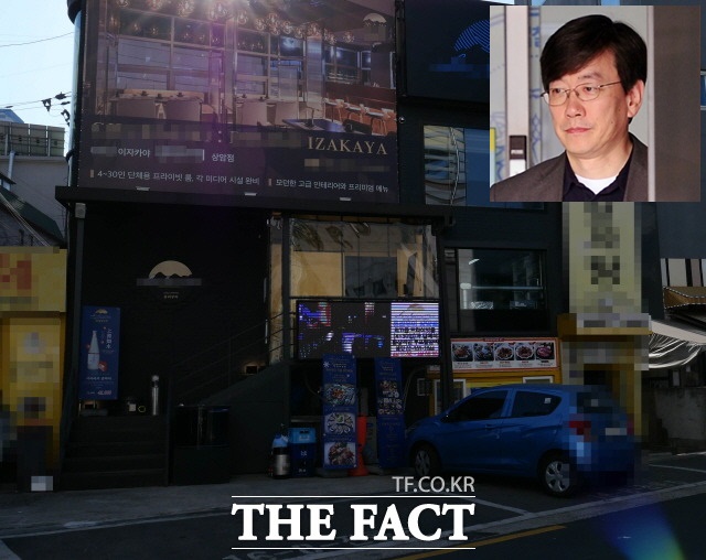 김 씨가 손석희 JTBC 사장으로부터 폭행을 당했다고 주장한 일식 주점엔 취재진의 발길이 끊이지 않으면서 주점 주인은 "시달리고 있다"며 불쾌감을 드러냈다./상암동=문혜현 기자/남윤호 기자