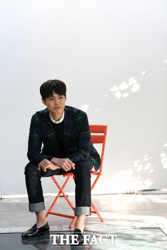 배우 박보검은 더팩트와 인터뷰에서 "'남자친구' 덕에 주변 사람들, 시간의 소중함을 깊이 깨닫게 됐다"고 말했다. /이효균 기자