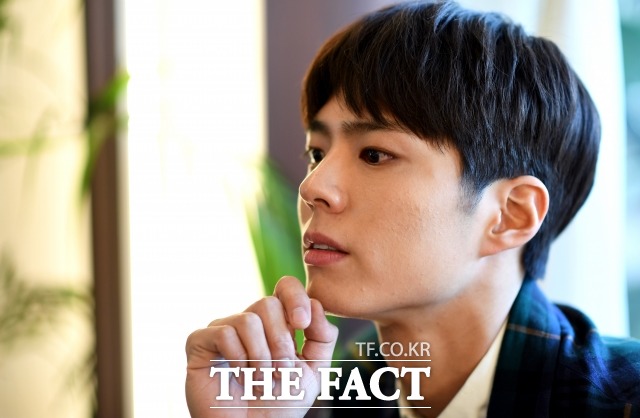 배우 박보검은 더팩트와 인터뷰에서 "가족들과 보내는 시간이 중요한 것 같다"고 말했다. /이효균 기자