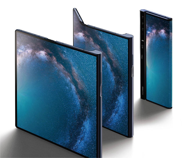 화웨이는 25일 스페인 바르셀로나에서 언팩 행사를 열고 첫 폴더블스마트폰인 '메이트X'를 공개했다. /화웨이 제공