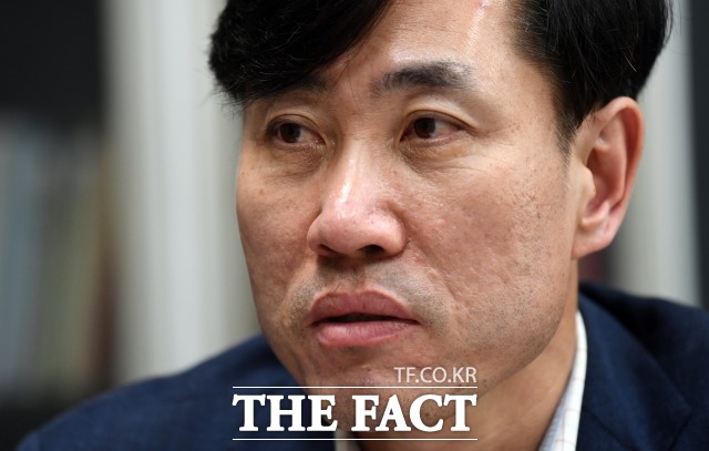 하태경 바른미래당 의원은 황교안 후보를 향해 "본인 발등에 난 불부터 끄시라"며 일갈했다. /임영무 기자