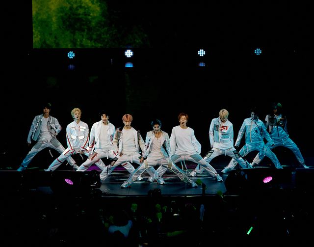 NCT127은 멕시코에서 월드 투어를 이어간다. /SM 엔터테인먼트