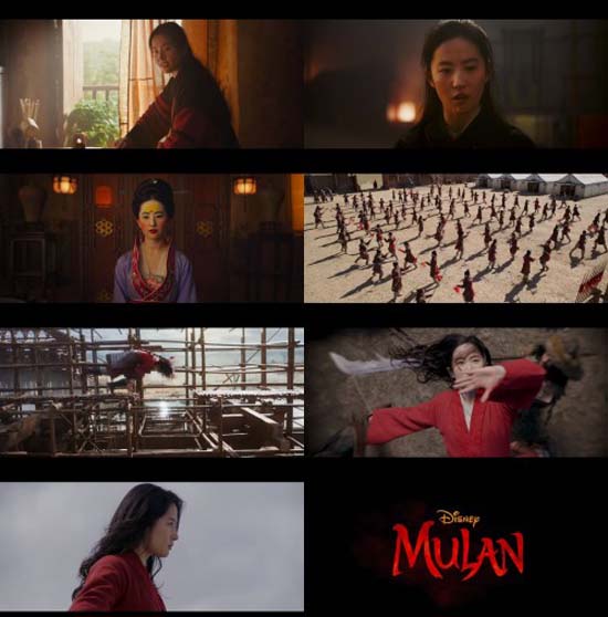 영화 '뮬란'의 예고편이 지난 8일 공개됐다. /'뮬란' 티저 예고편 캡처