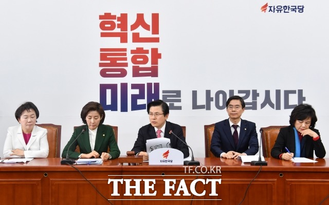 김순례 의원의 최고위원직 복귀에 대해 당내 의견이 분분했지만 황교안 지도부는 직을 박탈하지 않기로 최종 결정했다. /남윤호 기자