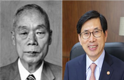 4대 김준연 (1950.11~1951.05)(왼쪽)/65대 박상기 (2018.07.19~) 비 사시 출신 법무부 장관 /법무부