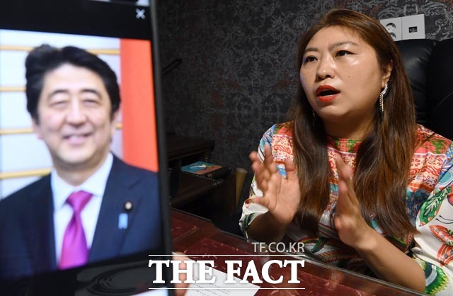 김민정 비지니스 카운셀링 원장은 아베 총리의 관상을 말하면서 문재인 대통령의 관상이 더 낫다고 했다. /인천송도=남용희 기자