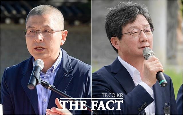 황교안 자유한국당 대표와 유승민 바른미래당 변혁 대표와의 '보수통합' 논의가 급물살을 타면서 유 대표가 최우선 조건으로 제시한 '탄핵 문제'가 합의를 이룰 수 있을지 주목된다. /더팩트DB