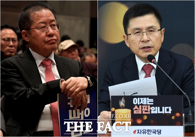 홍준표 전 한국당 대표는 "황 대표 밑으로 들어올 사람은 아무도 없다"며 비대위 추진을 주장했다. /더팩트 DB