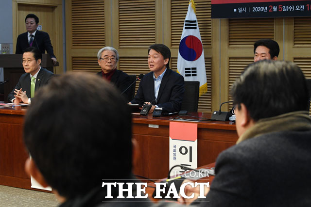 안 전 대표는 문재인 정권을 "가짜 민주주의 정권·신권위주의 정권"이라며 "실용적 중도 길을 반드시 열어낼 것"이라고 목소리를 높였다. /남윤호 기자