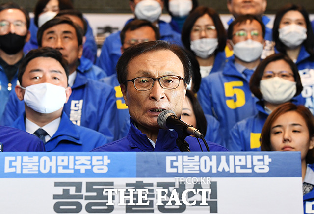 이 대표는 "이번 총선은 그냥 21대 총선이 아니다. 국가 명운이 달려있고, 민족 장래가 달려있는 역사적 싸움"이라고 강조했다. /배정한 기자