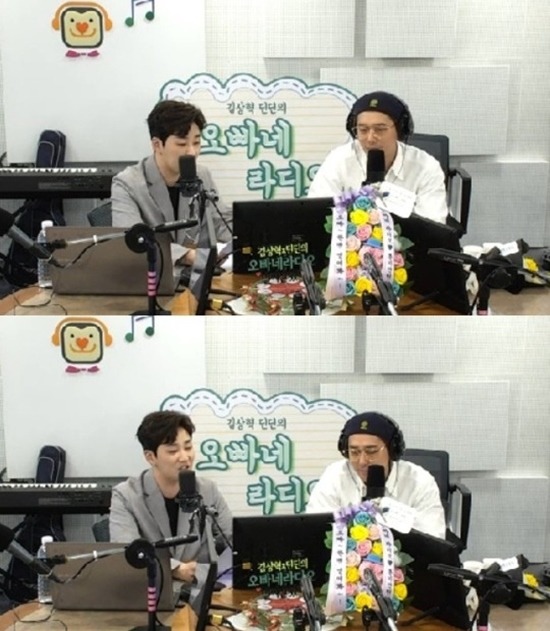 가수 김상혁은 SBS 러브FM '김상혁 딘딘의 오빠네 라디오'에서 이혼 심경에 대해 "모든 부분에서 제 불찰"이라고 말했다. /SBS 러브FM '김상혁 딘딘의 오빠네 라디오' 캡처