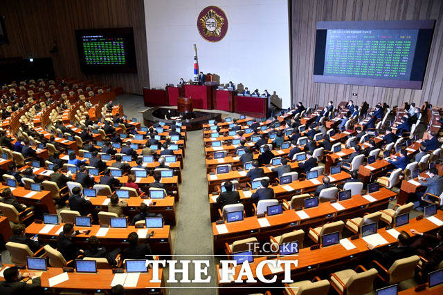 21대 총선에선 연동형 비례대표제의 도입으로 비례대표 47석 중 30석이 정당 득표율과 지역구 의석수를 따져 각각 배분됐다. /남윤호 기자