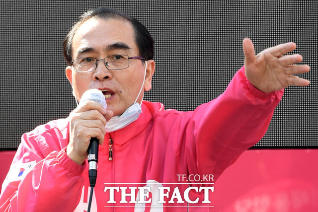 김정은 북한 국무위원장의 건강이상설을 제기했던 태영호 미래통합당 국회의원 당선인이 사과 입장문을 발표했다. /남윤호 기자