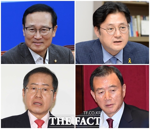 21대 국회는 이름이 비슷하거나 동명이인 의원이 많다. 왼쪽 위부터 시계방향으로 더불어민주당 홍영표, 홍익표 의원, 홍문표 통합당 의원, 홍준표 무소속 의원. /더팩트 DB