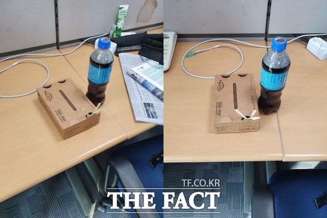 '초복'이었던 지난 16일 더불어민주당과 미래통합당은 경쟁적으로 취재진에게 치킨과 닭강정을 제공했다. 통합당에서 배급한 '가마로 닭강정' /허주열 기자