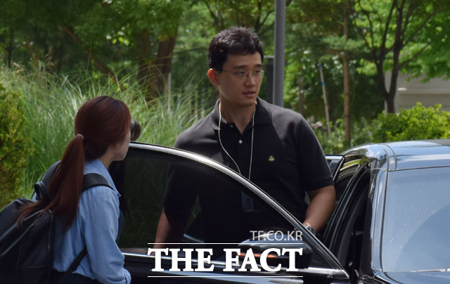 김대헌(32) 호반건설 기획부문 대표가 김민형(27) SBS 아나운서와 교제 중인 것으로 알려졌다. 사진은 김 대표. /더팩트 DB