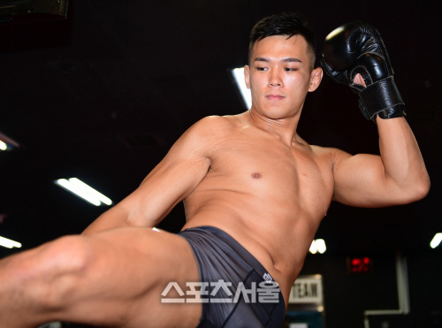 코리안탑팀 체육관에서 훈련하는 정다운. 이주상기자 rainbow@sportsseoul.com