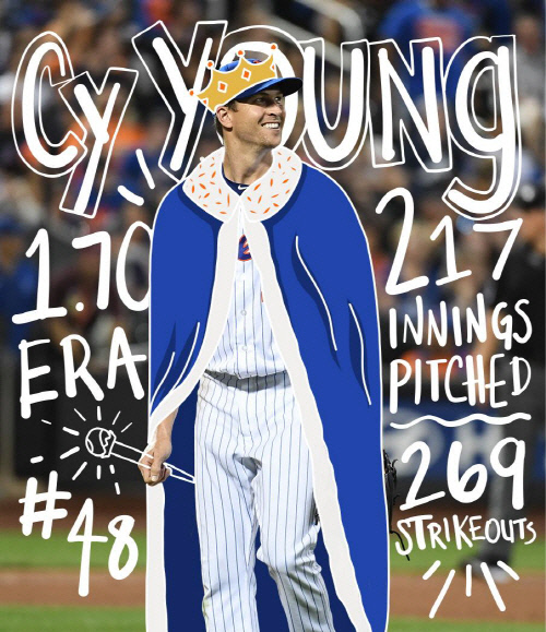 뉴욕 메츠 제이콥 디그롬 | 뉴욕 메츠 공식 트위터 캡처