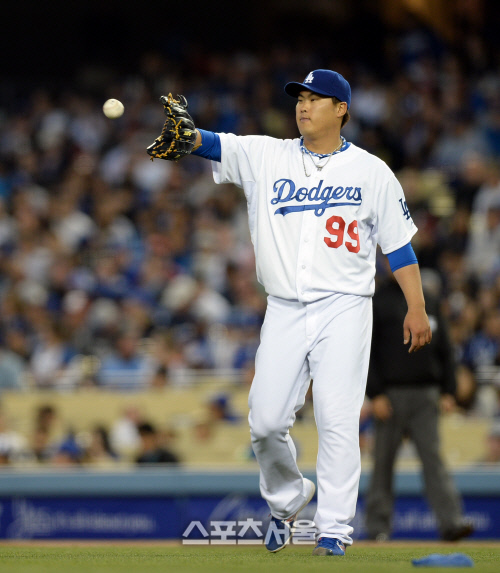 LA 다저스 류현진. 스포츠서울DB