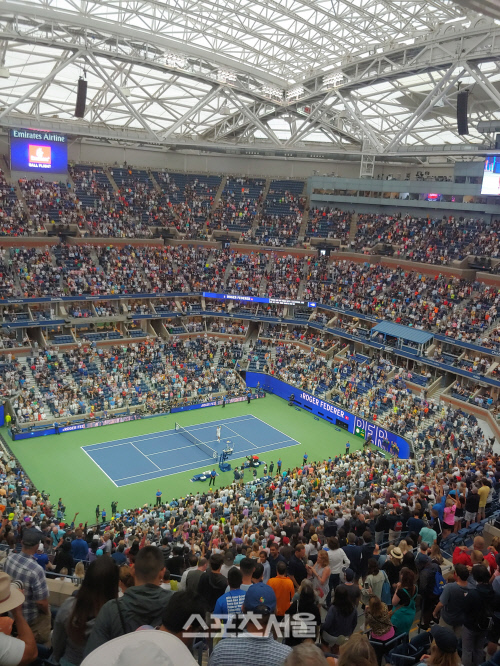 2019US open테니스가 열리는 아서 애쉬 스타디움.  고진현기자