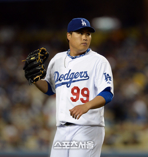 LA 다저스 류현진2014. 4.23.로스앤젤레스 (미 캘리포니아주) | 최승섭기자 thunder@sportsseoul.com