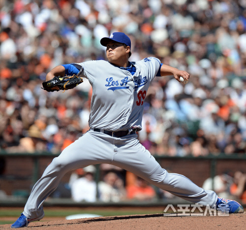 LA다저스 류현진. 최승섭기자 thunder@sportsseoul.com