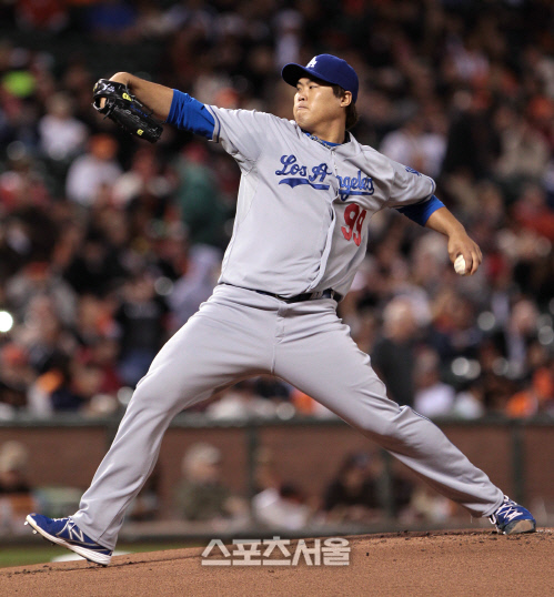 류현진 샌프란시스코전 경기. 14승 달성. 제공|조미예통신원취 재 일 : 2013-09-28취재기자 : 출  처 : 스포츠서울