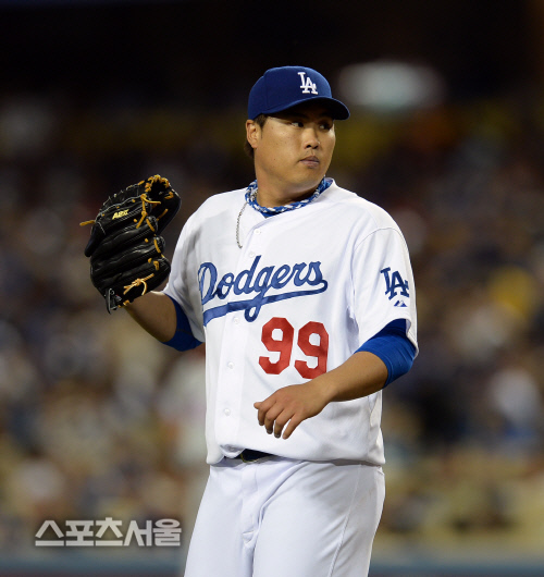 LA 다저스 류현진. 로스앤젤레스 (미 캘리포니아주) | 최승섭기자 thunder@sportsseoul.com