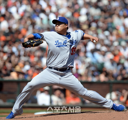 18일(이하 한국시간) 미국 캘리포니아주 샌프란시스코 AT&T 파크에서 ‘2014 메이저리그’  LA 다저스와 샌프란시스코 자이언츠의 경기가 열렸다. 사진 | 최승섭기자 thunder@sportsseoul.com