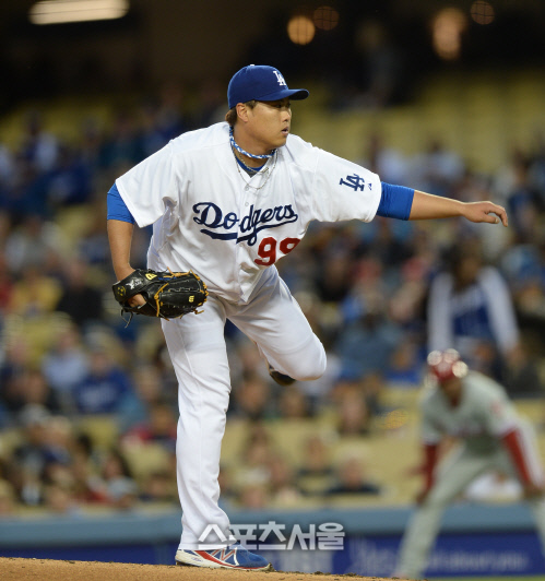 LA 다저스 류현진 2014. 4.23.로스앤젤레스 (미 캘리포니아주) | 최승섭기자 thunder@sportsseoul.com
