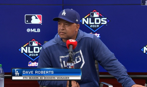 LA다저스 데이브 로버츠 감독. 출처=MLB닷컴
