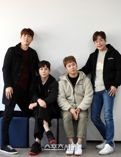 크로스오버 남성 4중창 포르테 디 콰트로 손태진(왼쪽부터), 고훈정, 이벼리, 김현수. 최승섭기자 thunder@sportsseoul.com