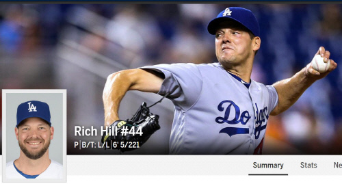 리치 힐 | MLB.com 캡처