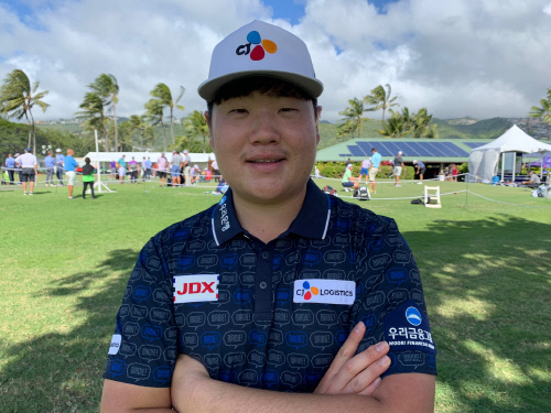 PGA투어 소니오픈에 참가한 임성재가 7일(한국시간) 연습라운드를 하고 있다. 사진제공 | 올댓스포츠